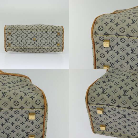 LOUIS VUITTON Monogram Mini Marie Hand Bag Blue M92003 - Picture 10 of 13